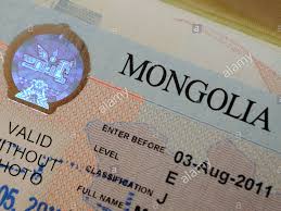 TEMPORARY EXEMPTION FROM VISA REQUIREMENTS FOR CITIZENS OF SOME COUNTRIES TO VISIT MONGOLIA