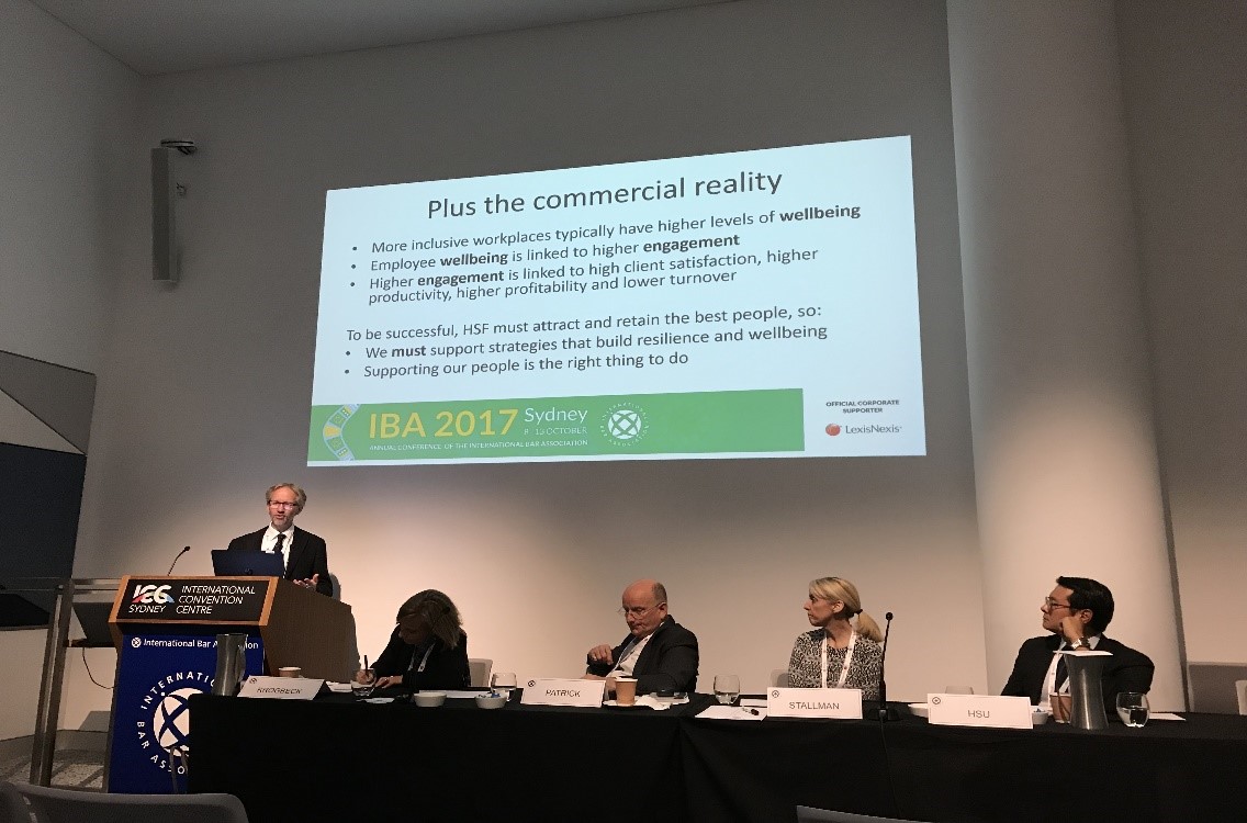 ОЛОН УЛСЫН ХУУЛЬЧДЫН ХОЛБОО(IBA)-НЫ 2017 ЭЭЛЖИТ ЧУУЛГА УУЛЗАЛТАД ТӨЛӨӨЛӨГЧӨӨР ОРОЛЦЛОО